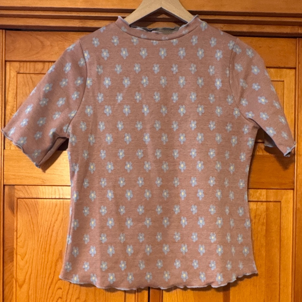 Floral Patterned Women's Top
